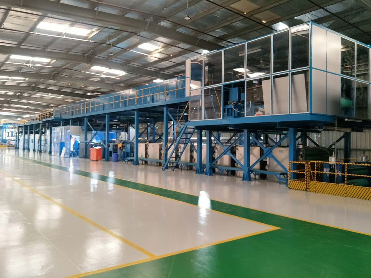 Lapisan Kumparan Aluminium/Baja dan Jalur Percetakan